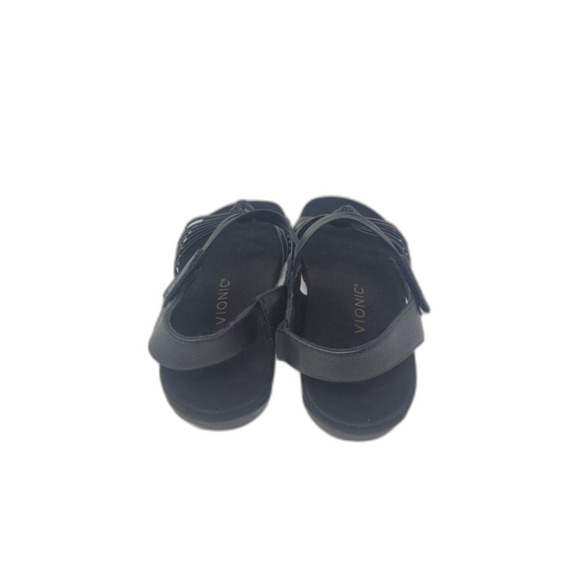 Women's Vionic Talulah Black Leather - Picture 2 of 7